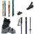 Atomic Bent Chetler Mini Skis + Atomic Colt 7 GW Ski Bindings + K2 Reverb Ski Boots + evo Lil Send'r Adjustable Ski Poles + evo Sessel Helmet + Goggle Combo - Kids'