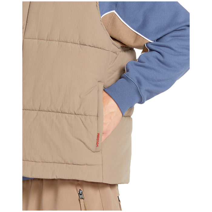 Volcom Layered Up Vest - Men's Chestnut Brown