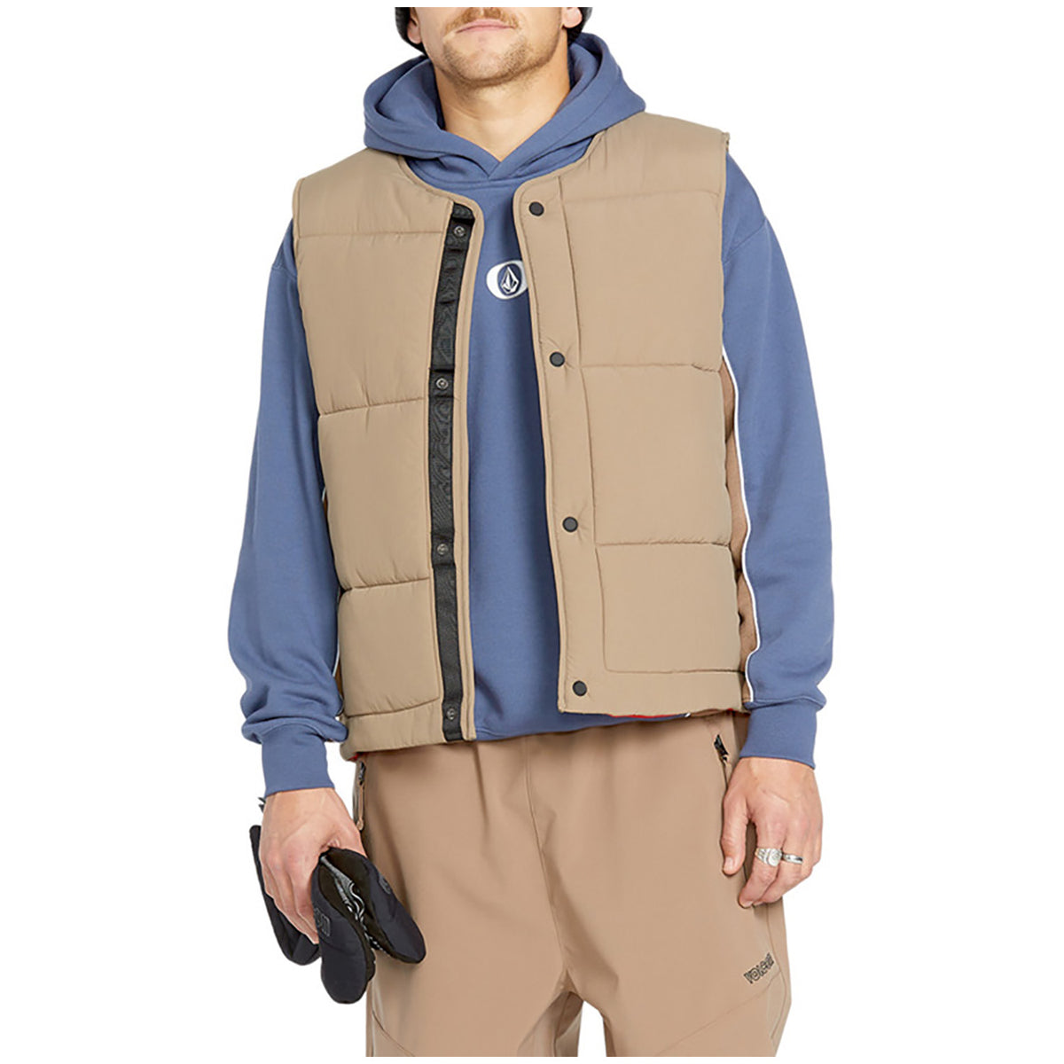 Volcom Layered Up Vest - Men's Chestnut Brown