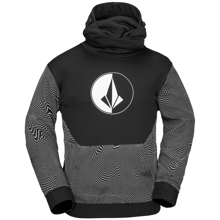 Volcom Hydro Riding Hoodie - Men's Black Print