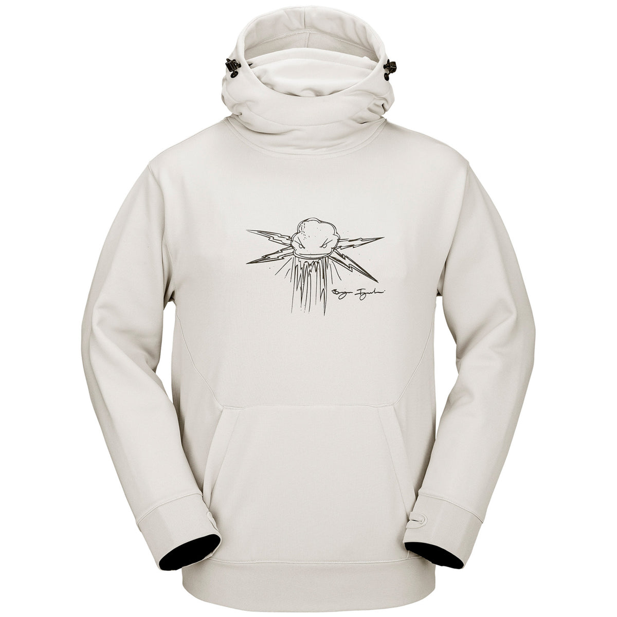 Volcom Hydro Riding Hoodie - Men's Stone