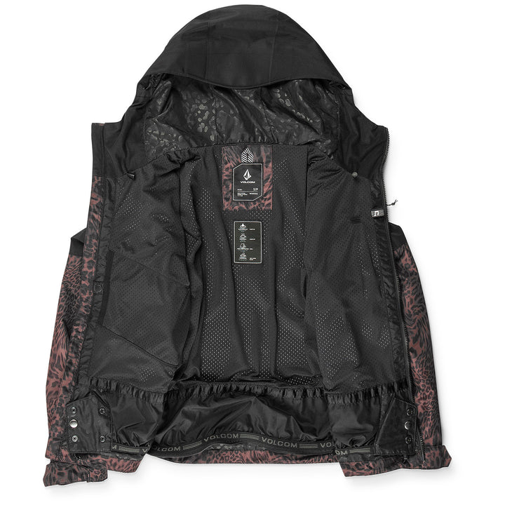 Volcom Revna 20K Shell Jacket - Women's Leopard