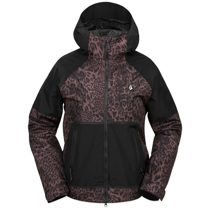 Volcom Revna 20K Shell Jacket - Women's Leopard