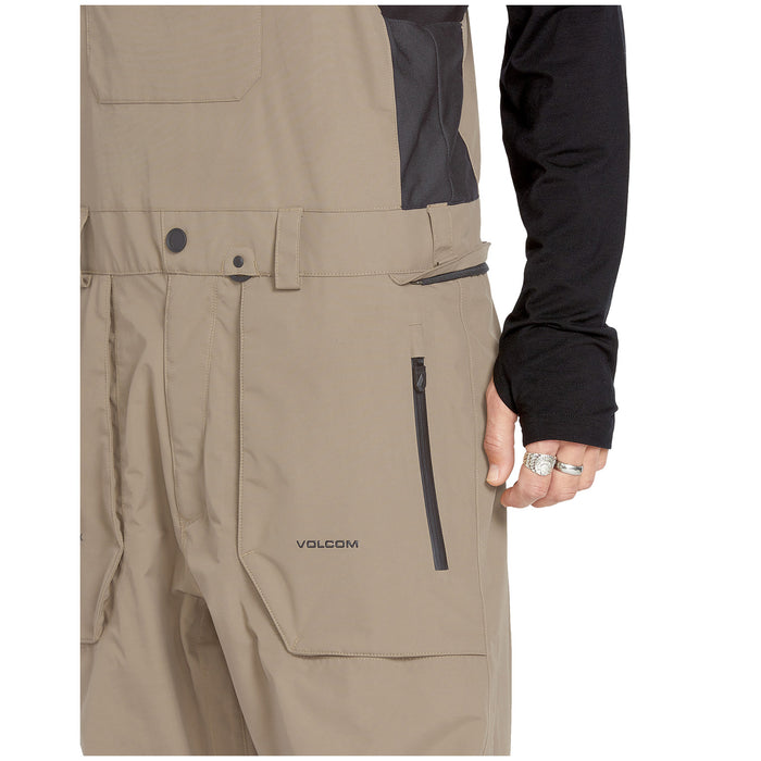 Volcom Rain GORE-TEX Bibs - Men's Chestnut Brown