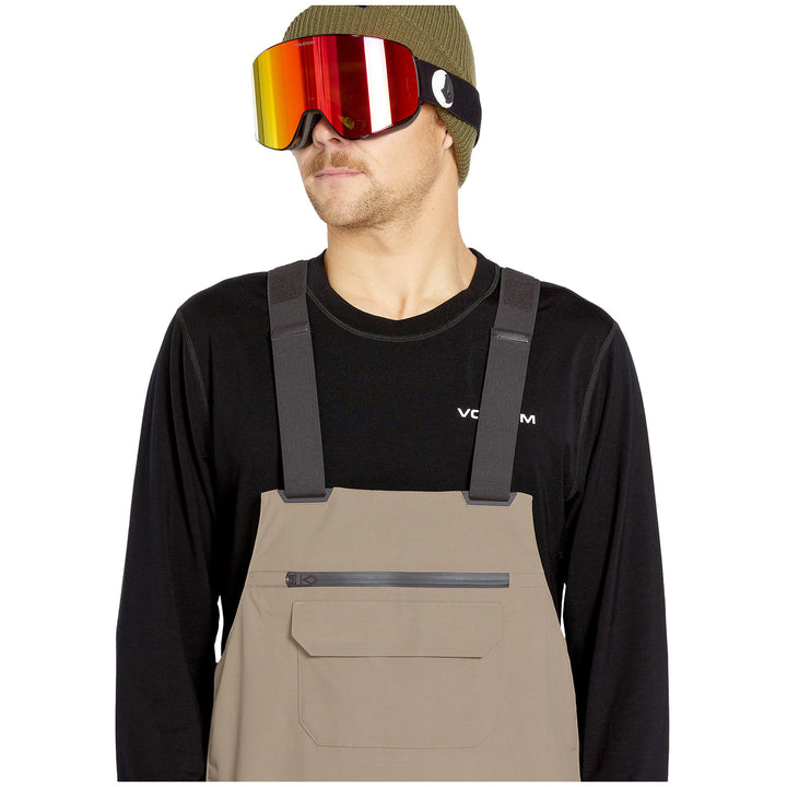 Volcom Rain GORE-TEX Bibs - Men's Chestnut Brown