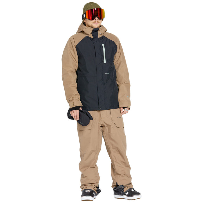 Volcom Rain GORE-TEX Bibs - Men's Chestnut Brown