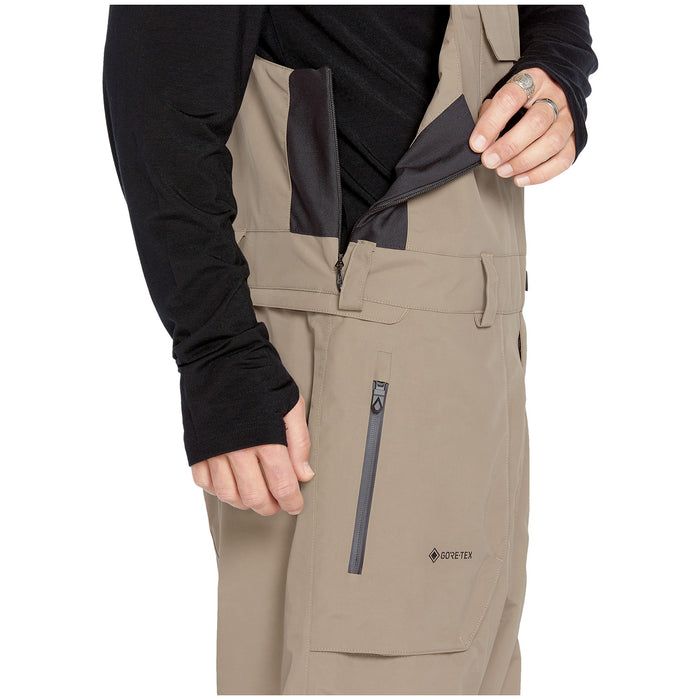 Volcom Rain GORE-TEX Bibs - Men's Chestnut Brown