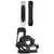 Bataleon Evil Twin+ Snowboard + Atom Snowboard Bindings 2025