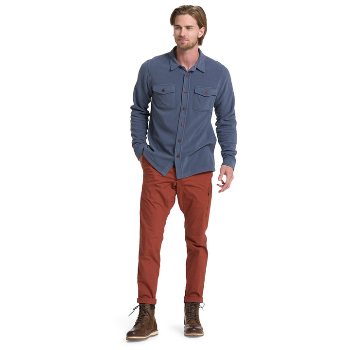Vuori Aspen Shirt Jacket - Men's Azure Heather