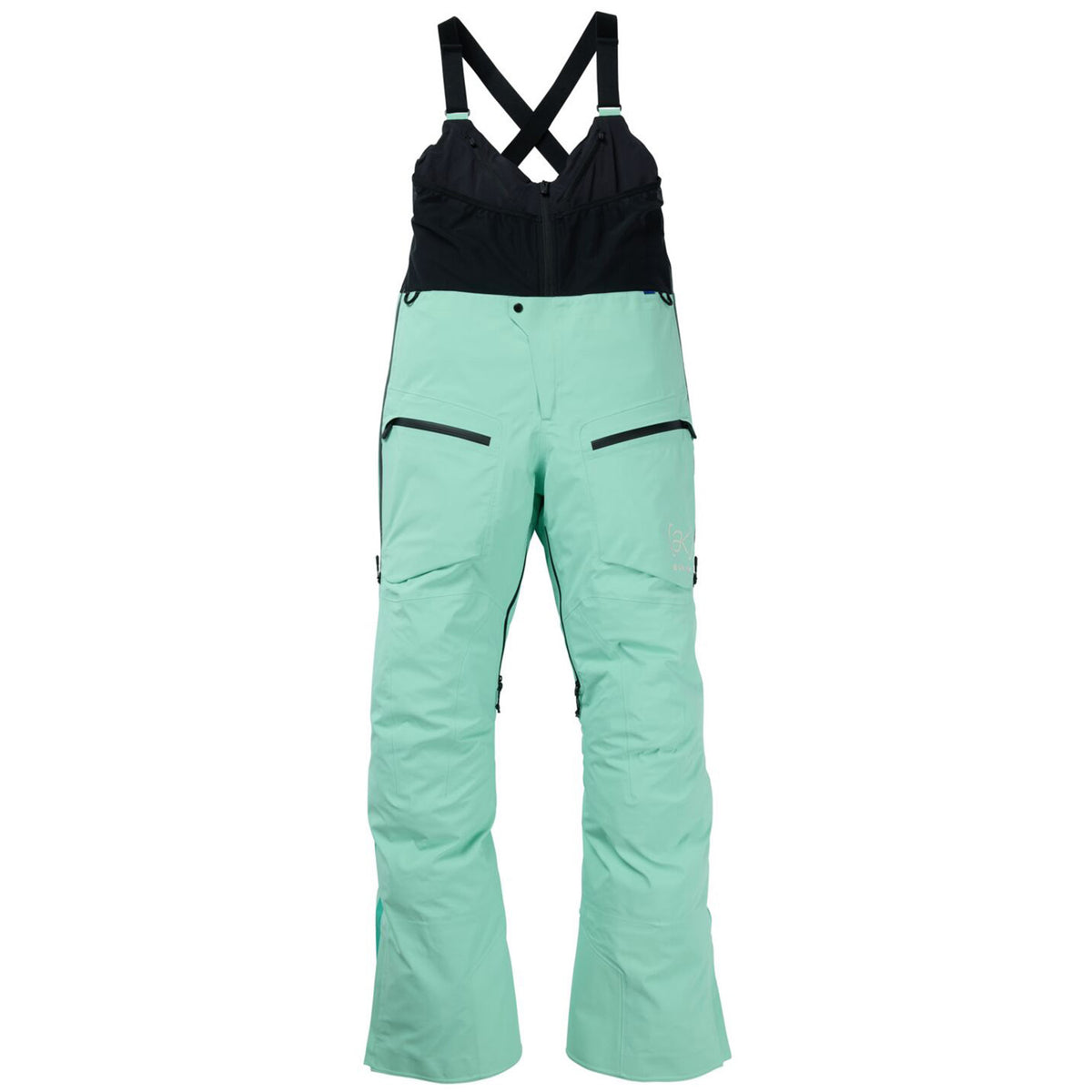 Burton AK GORE-TEX Tusk Pro 3L Hi-Top Bibs - Women's Powder Mint
