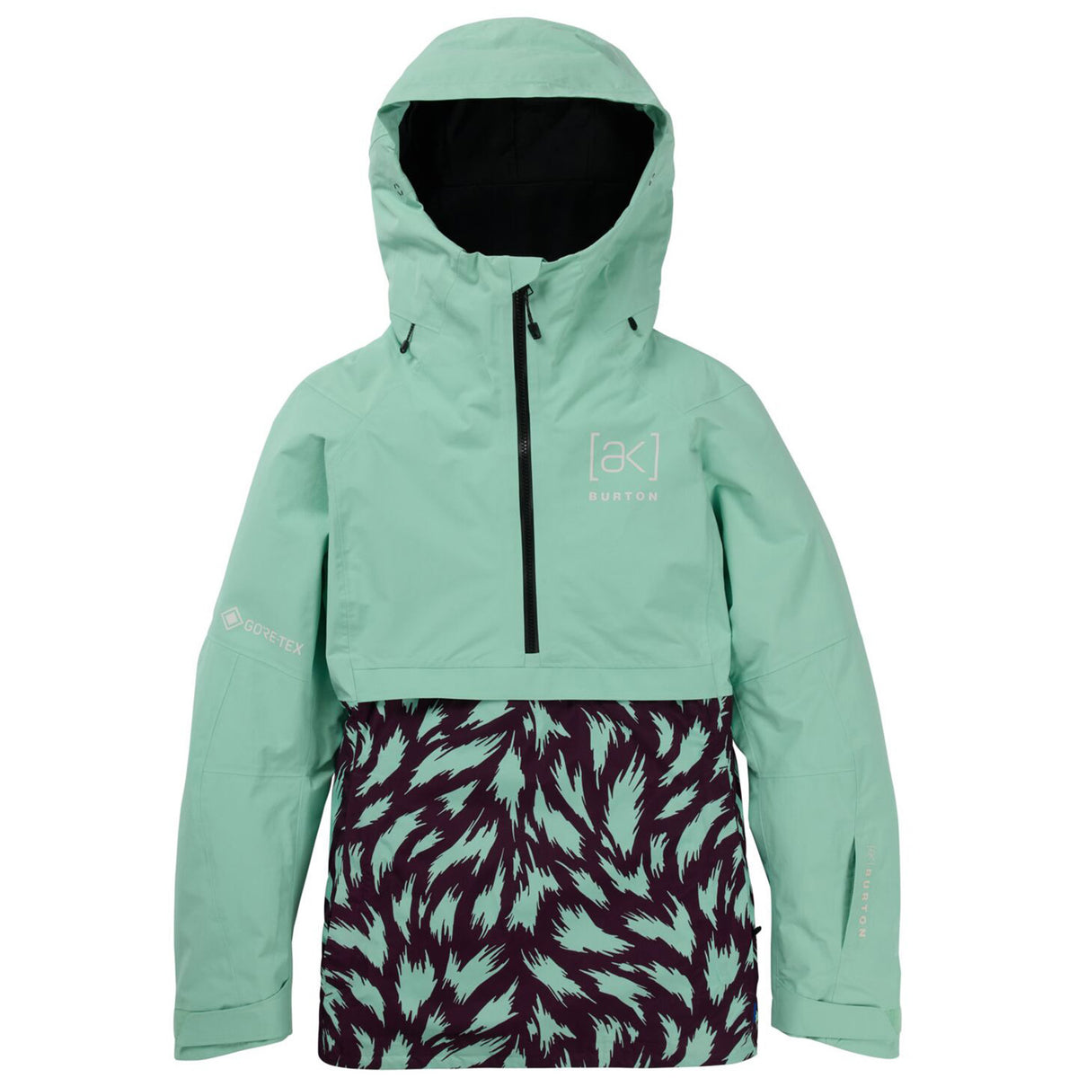 Burton AK Kimmy GORE-TEX 2L Anorak - Women's Powder Mint/Fur Purple Root