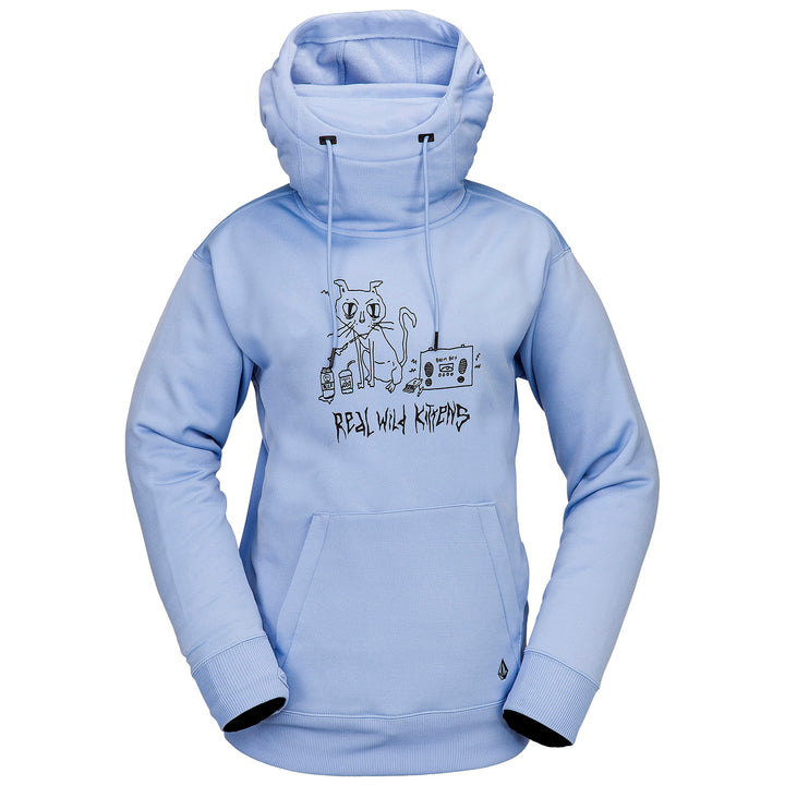 Volcom Riding Hydro Pullover Fleece - Women's Crystal Blue