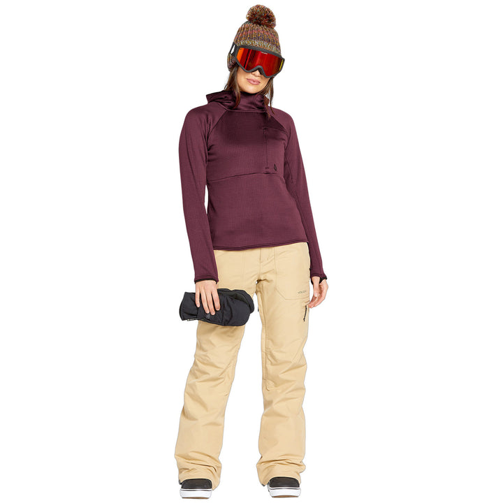 Volcom Gridlock Balaclava Fleece - Women's Burgundy