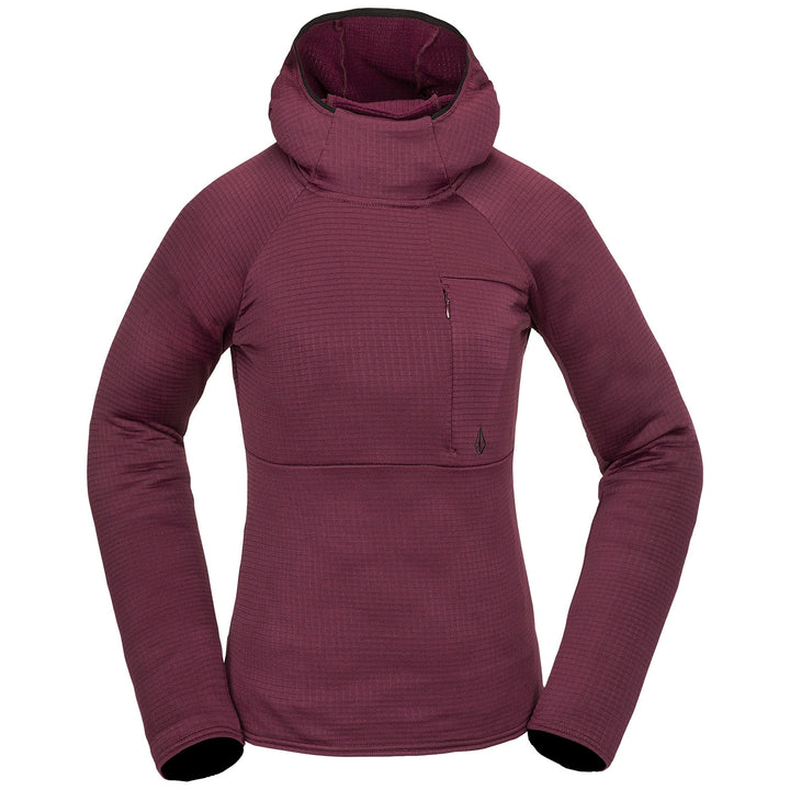 Volcom Gridlock Balaclava Fleece - Women's Burgundy