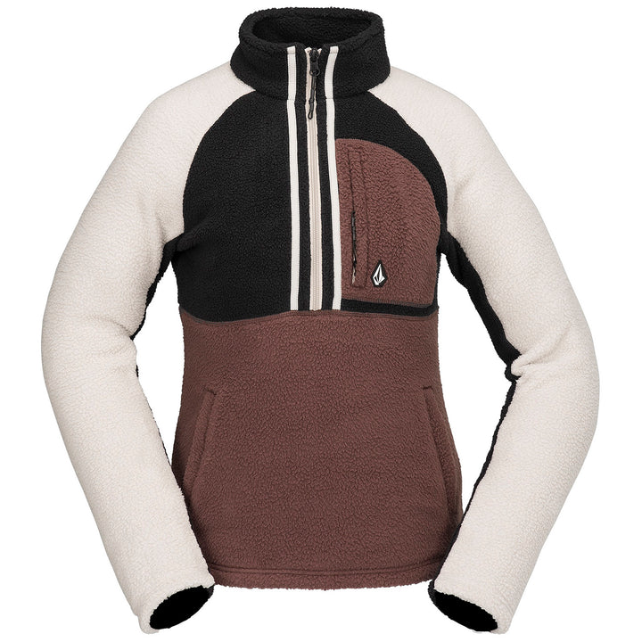 Volcom Demi Half-Zip Fleece - Women's Mahogany