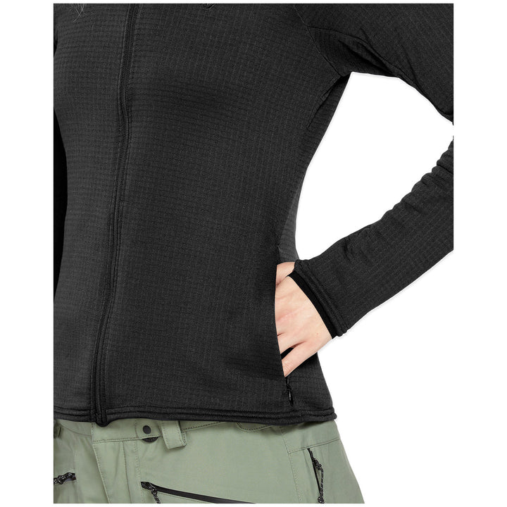 Volcom Gridlock Full-Zip Fleece - Women's Black
