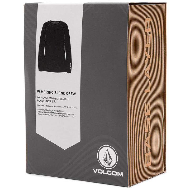 Volcom Merino Blend Crew - Women's Black