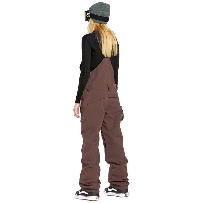 Volcom Creston 3D Stretch Bibs - Women's Mahogany