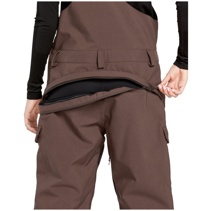 Volcom Creston 3D Stretch Bibs - Women's Mahogany