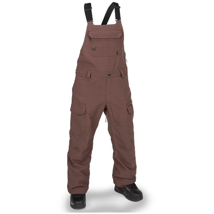 Volcom Creston 3D Stretch Bibs - Women's Mahogany