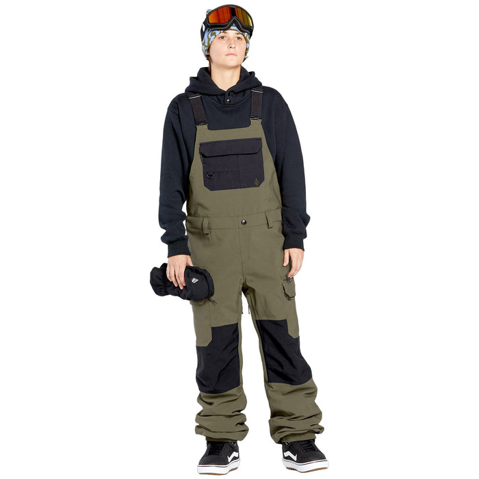 Volcom Creston 3D Stretch Bibs - Women's Ivy
