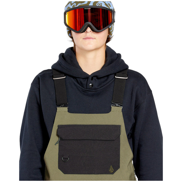 Volcom Creston 3D Stretch Bibs - Women's Ivy