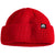 Autumn Shorty Double Roll Beanie Red