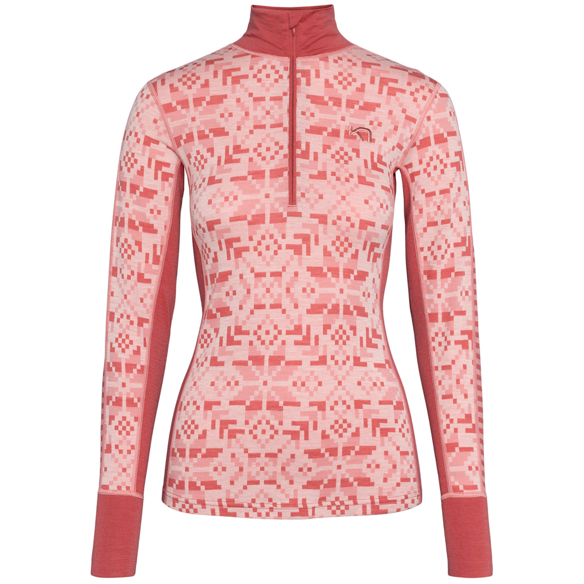 Kari Traa Else Half-Zip Top - Women's Basic Pink