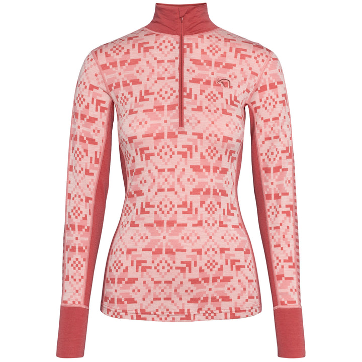 Kari Traa Else Half-Zip Top - Women's Basic Pink