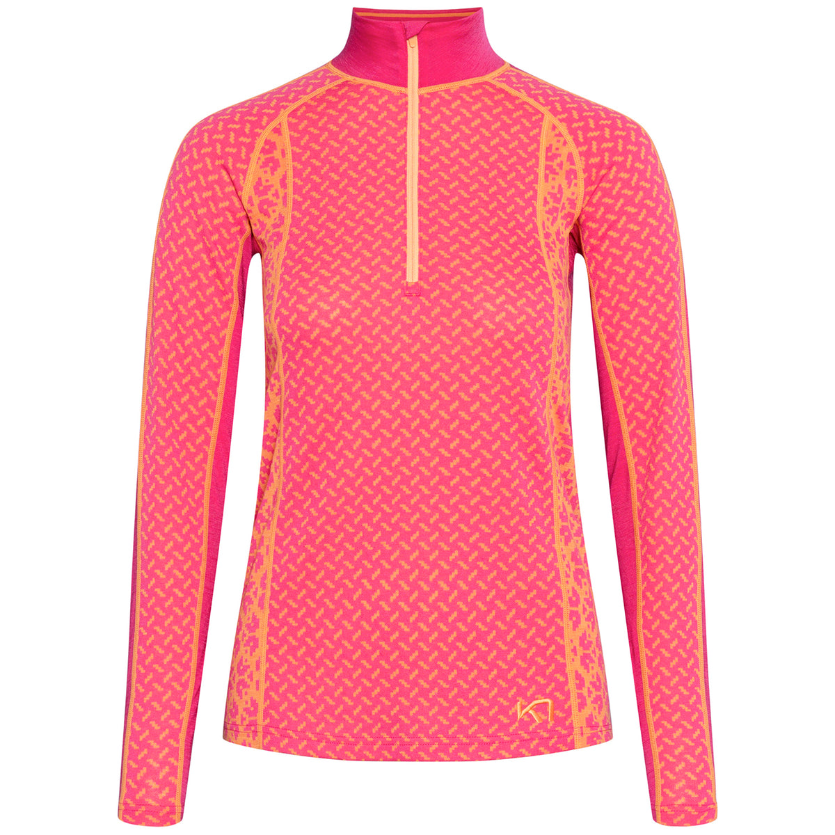 Kari Traa Lekker Half-Zip Top - Women's Bright Pink