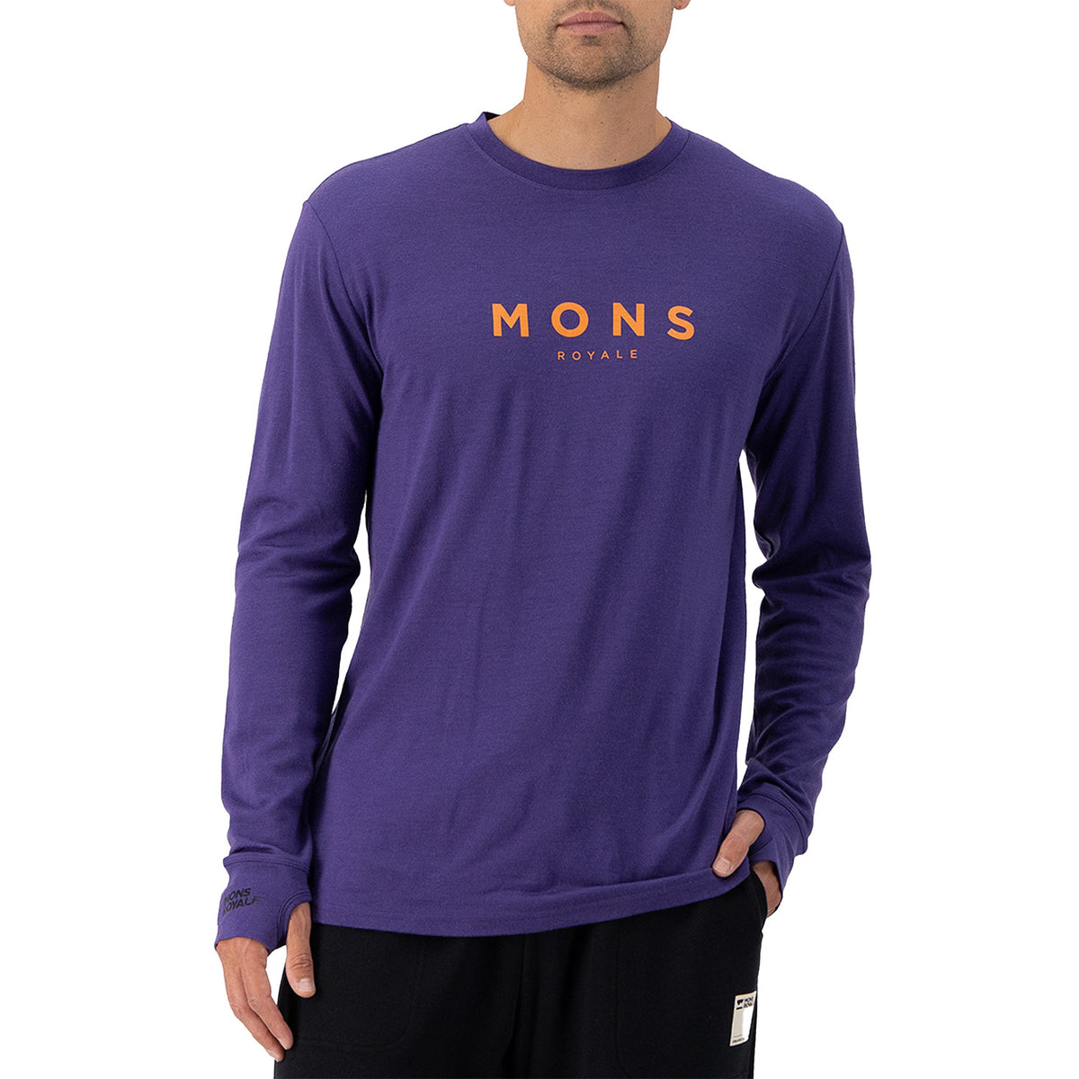 MONS ROYALE Yotei Classic Long Sleeve Top - Men's Violet