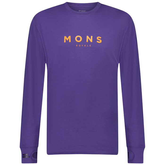 MONS ROYALE Yotei Classic Long Sleeve Top - Men's Violet