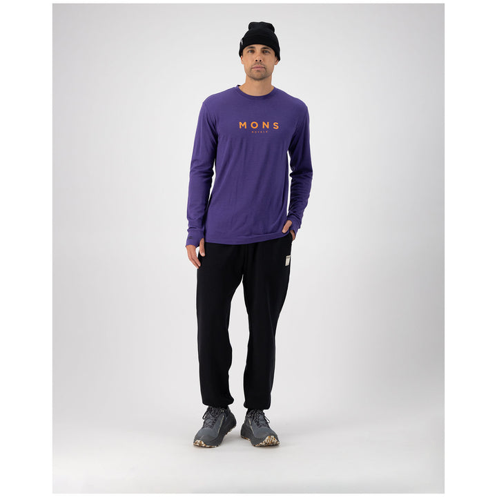 MONS ROYALE Yotei Classic Long Sleeve Top - Men's Violet