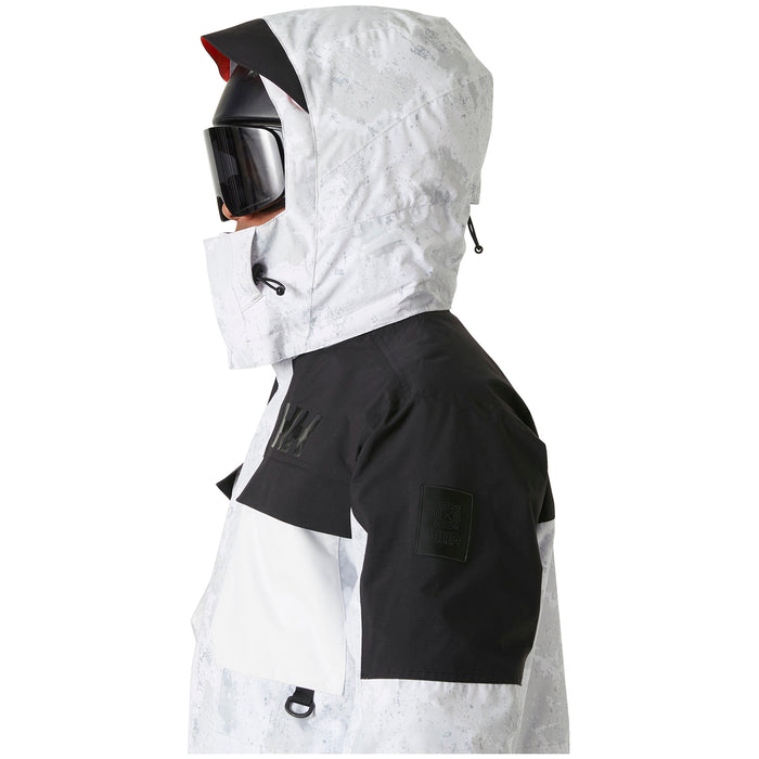 Helly Hansen ULLR D Heritage Long Jacket - Men's Grey Fog Snow