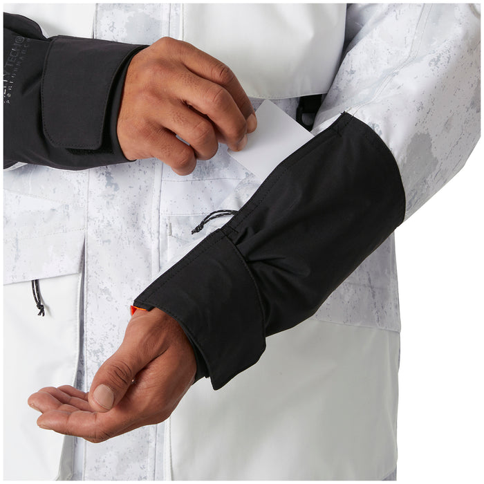 Helly Hansen ULLR D Heritage Long Jacket - Men's Grey Fog Snow