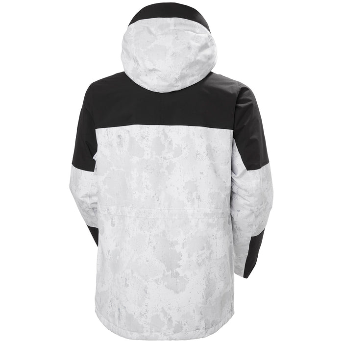 Helly Hansen ULLR D Heritage Long Jacket - Men's Grey Fog Snow