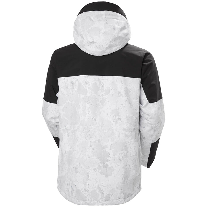 Helly Hansen ULLR D Heritage Long Jacket - Men's Grey Fog Snow