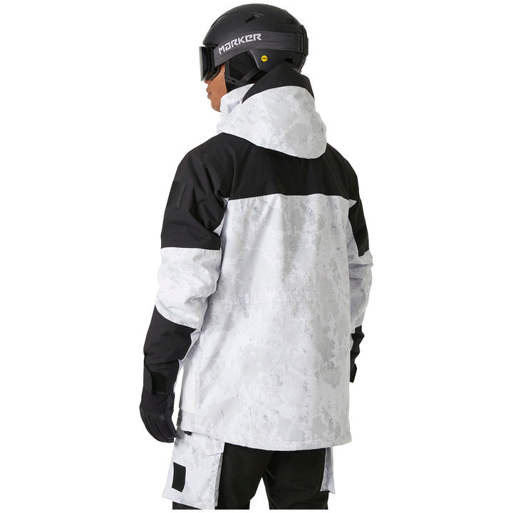 Helly Hansen ULLR D Heritage Long Jacket - Men's Grey Fog Snow
