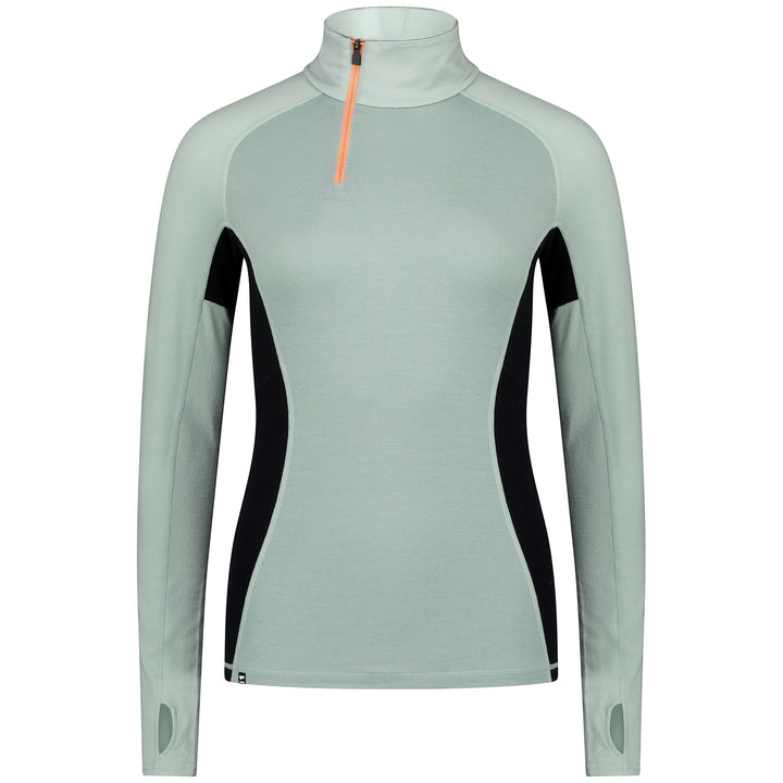 MONS ROYALE Olympus Half Zip Top - Women's Glacier/Dew/Black