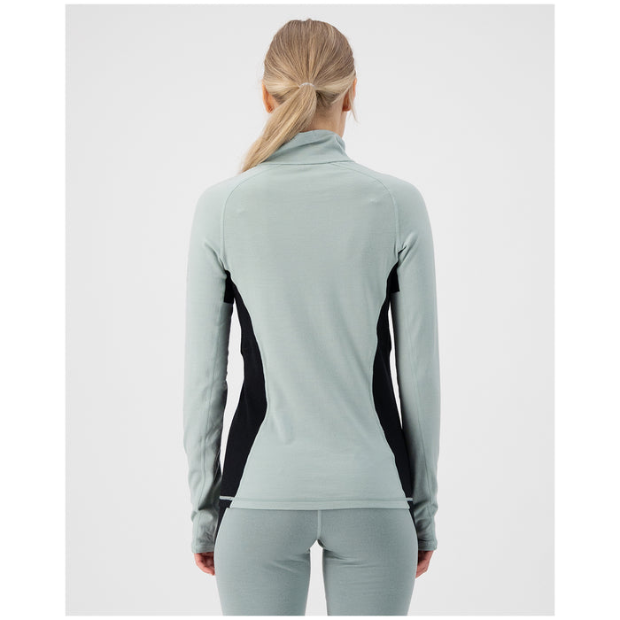 MONS ROYALE Olympus Half Zip Top - Women's Glacier/Dew/Black