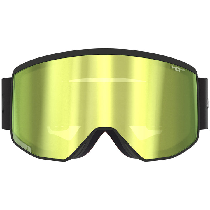 Atomic Four Pro L HD Photo Goggles All Black/Green Gold HD Photo
