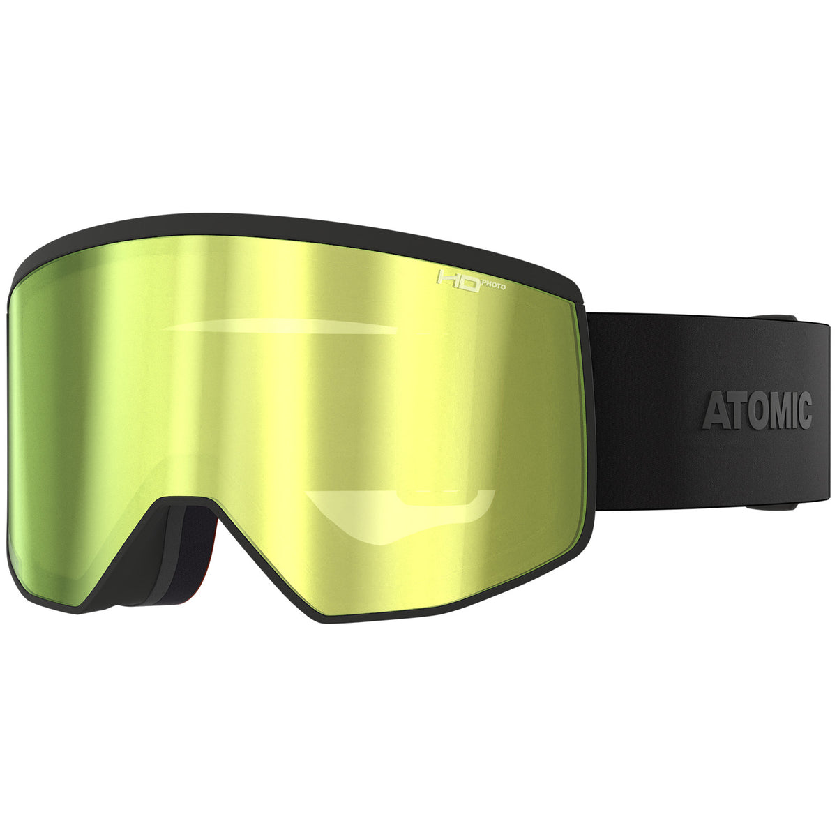 Atomic Four Pro L HD Photo Goggles All Black/Green Gold HD Photo