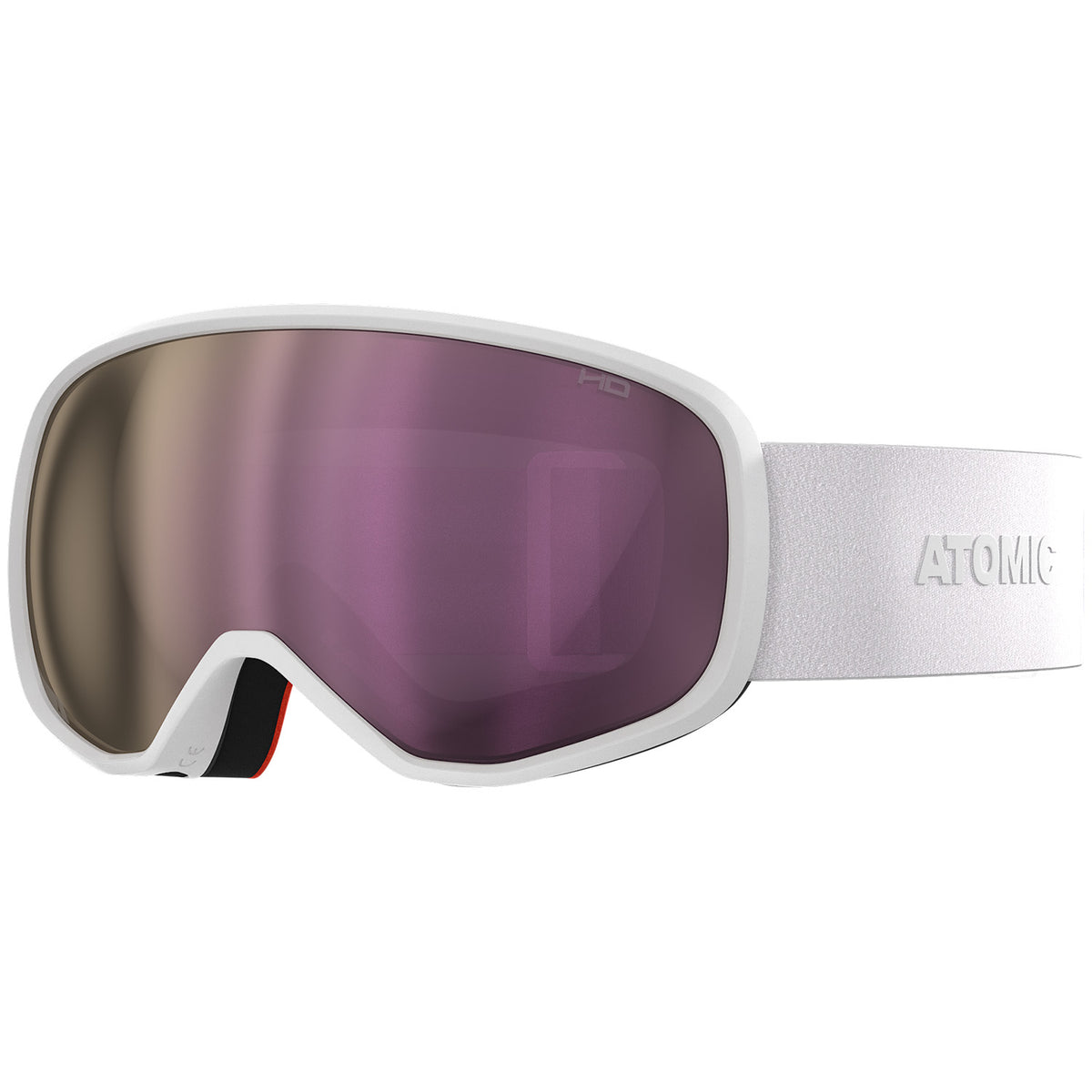 Atomic Revent HD Goggles White/Pink Copper HD