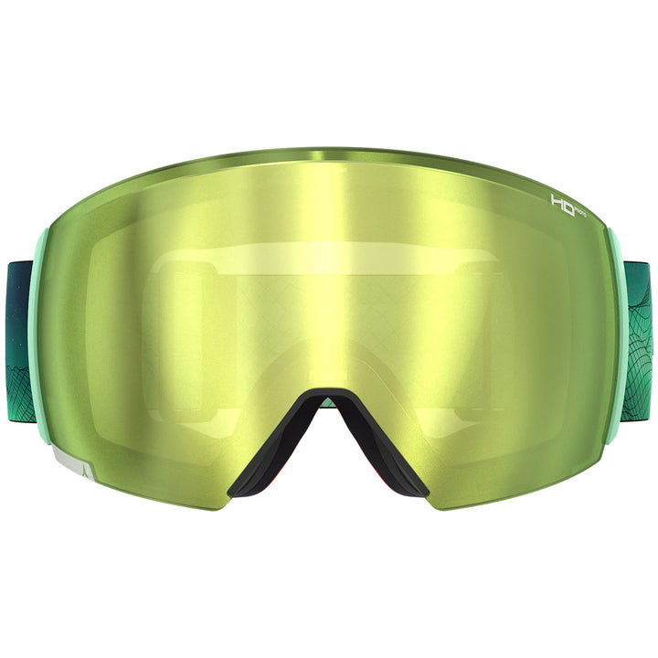 Atomic Revent Q HD Signature Goggles Tim Durtschi/Aurora Borealis/Green Gold HD PHOTO