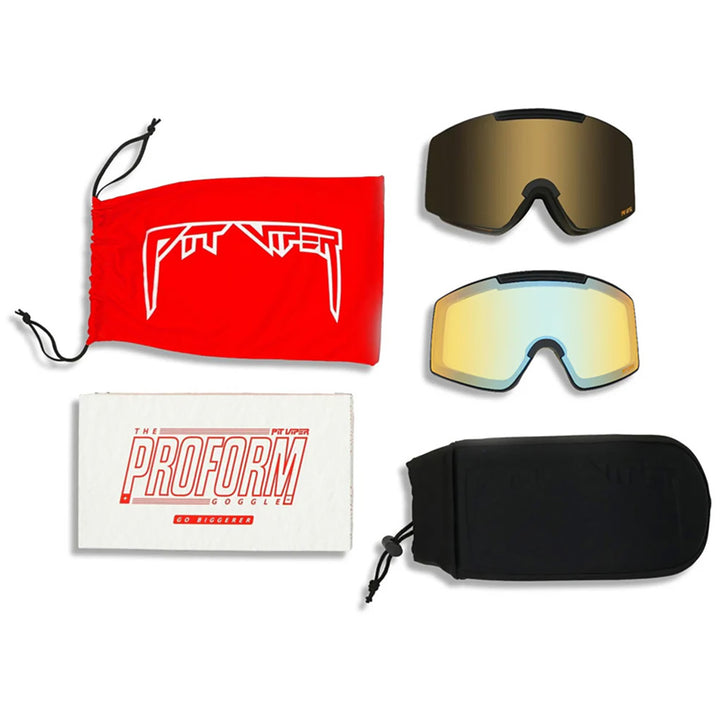 Pit Viper The Proform Goggles Actualbush/Gold Mirror