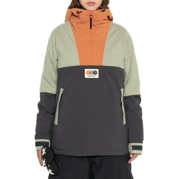 Armada Madaket 2L INS Anorak - Women's Anthracite/Macha/Sienna