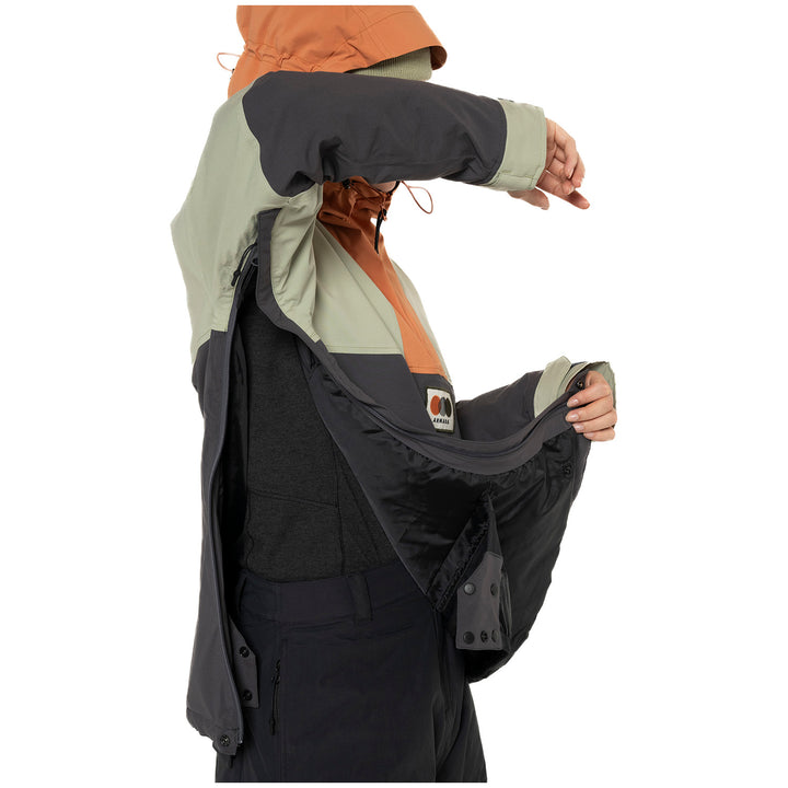 Armada Madaket 2L INS Anorak - Women's Anthracite/Macha/Sienna