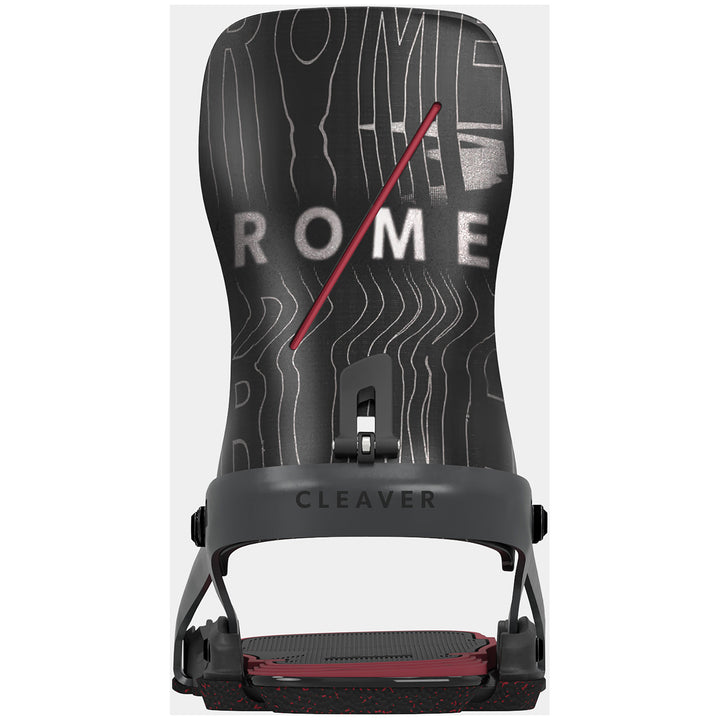 Rome Cleaver Snowboard Bindings 2025 Black