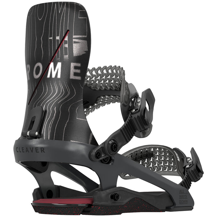 Rome Cleaver Snowboard Bindings 2025 Black