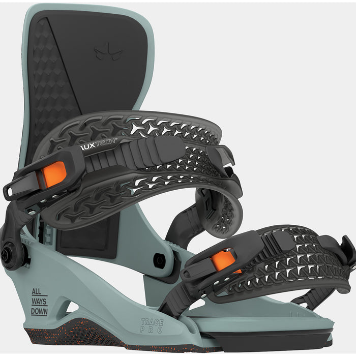 Rome Trace Pro Snowboard Bindings 2025 Slate Gray/Orange